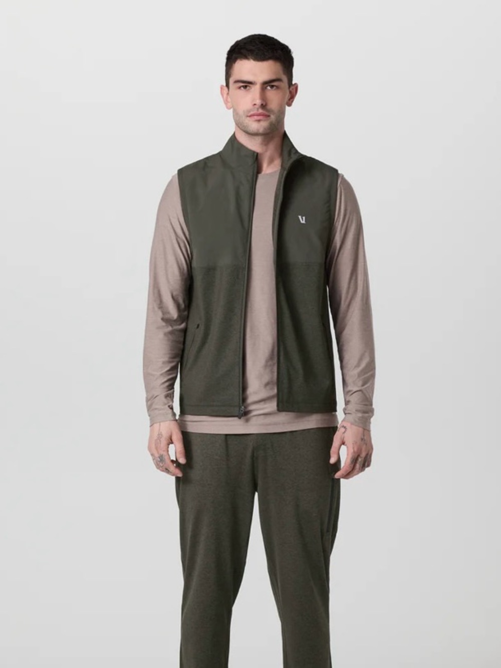 NWT Vuori Olive Green Men's Performance Vest